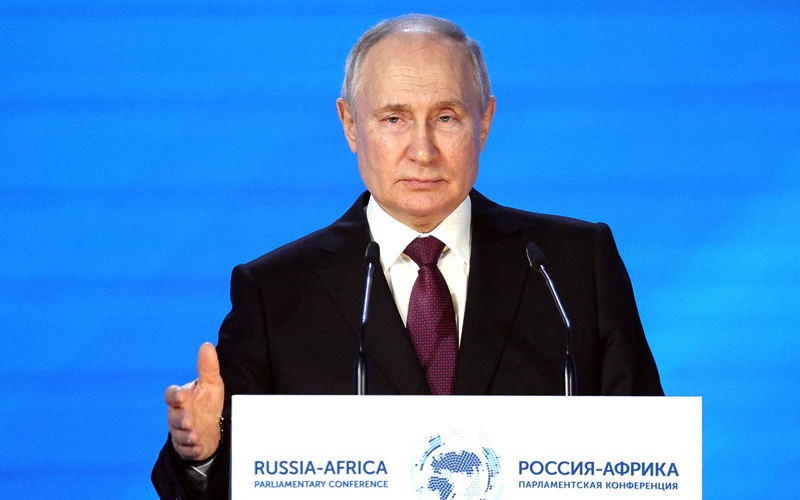 Выступление Президента РФ на Международной парламентской конференции «Россия — Африка в многополярном мире»