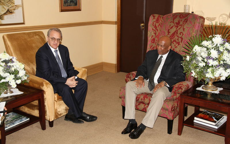 On Special Representative of the President of the Russian Federation on the Middle East and Africa, Deputy Foreign Minister of Russia H.E. Mr Mikhail Bogdanov’s working visit to the Kingdom of Lesotho